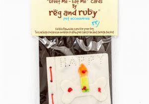 Edible Dog Birthday Cards Greet Me Eat Me Edible Cards by Reg and Ruby Lords and