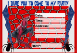 Editable Spiderman Birthday Invitation Free Birthday Invitations to Print Free Invitation