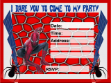 Editable Spiderman Birthday Invitation Free Birthday Invitations to Print Free Invitation