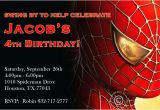 Editable Spiderman Birthday Invitation Free Personalized Spiderman Birthday Invitations