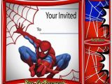 Editable Spiderman Birthday Invitation Free Spiderman Birthday Invitation Printable