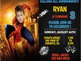 Editable Spiderman Birthday Invitation Spiderman Template Invitation orderecigsjuice Info