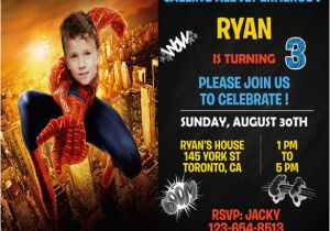 Editable Spiderman Birthday Invitation Spiderman Template Invitation orderecigsjuice Info