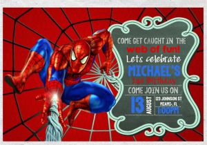 Editable Spiderman Birthday Invitation Tips Easy Editable Spiderman Birthday Invitation New 2018