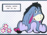 Eeyore Birthday Card Birthday Wishes Eeyore Pinterest