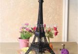 Eiffel tower Birthday Decorations 25cm Black Coloured Eiffel tower Unique Party Supplies