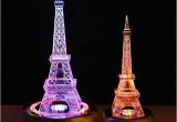 Eiffel tower Birthday Decorations Free Shipping Crystal Eiffel tower Wedding Table