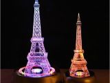 Eiffel tower Birthday Decorations Free Shipping Crystal Eiffel tower Wedding Table