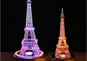 Eiffel tower Birthday Decorations Free Shipping Crystal Eiffel tower Wedding Table