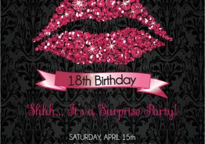 Eighteenth Birthday Invitations 18th Birthday Invitation 18th Birthday Party Invitation Hot