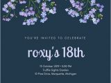 Eighteenth Birthday Invitations 18th Birthday Invitation Templates Canva