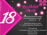 Eighteenth Birthday Invitations 18th Birthday Party Invitation Wording Wordings and Messages