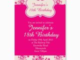 Eighteenth Birthday Invitations Girl 39 S 18th Birthday Invitation Girls Birthdays