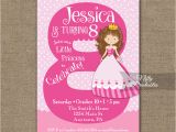 Eighth Birthday Invitation Wording 8th Birthday Invitation Pink Princess Invitation Nifty