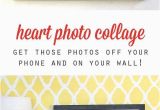 Electronic Birthday Gifts for Boyfriend Diy Heart Shaped Photo Collage for Instagram Polaroid