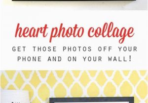 Electronic Birthday Gifts for Boyfriend Diy Heart Shaped Photo Collage for Instagram Polaroid