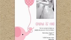 Elephant Birthday Invitation Template Birthday Invitation Templates Elephant Birthday