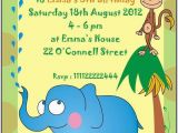 Elephant Birthday Invitation Template Free Elephant Birthday Invitation Template Template