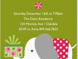 Elephant Birthday Invitation Template White Elephant Party Invitations Cimvitation