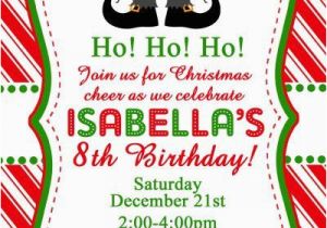 Elf Birthday Party Invitations 1000 Ideas About December Birthday Parties On Pinterest