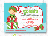 Elf Birthday Party Invitations Elf Boy Personalized Party Invitation