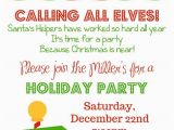 Elf Birthday Party Invitations Elf Feet Holiday Party Invitation You by