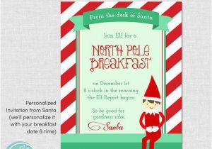 Elf On the Shelf Birthday Invitation Instant Download Santa 39 S Magical Christmas Elf Invitation