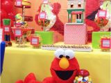 Elmo 1st Birthday Decorations Elmo Sesame Street Birthday Party Ideas Photo 6 Of 20