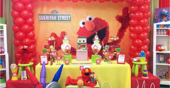Elmo 1st Birthday Decorations Elmo Sesame Street Birthday Quot Elmo 1st Birthday Party