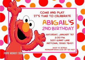 Elmo 1st Birthday Party Invitations Elmo 1st Birthday Invitations