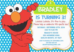 Elmo 1st Birthday Party Invitations Elmo Birthday Party Invitations Sesame Street Kids