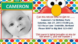 Elmo 1st Birthday Party Invitations Free Printable Elmo 1st Birthday Invitations Template