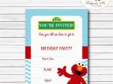 Elmo 1st Birthday Party Invitations Instant Download Elmo Invitation Elmo 1st Birthday by