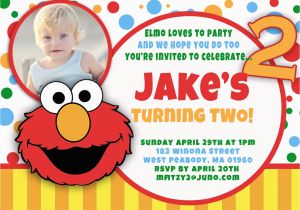 Elmo 2nd Birthday Invitations Elmo 1st Birthday Invitations Bagvania Free Printable