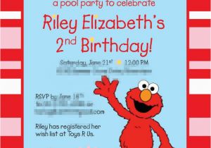 Elmo 2nd Birthday Invitations Elmo Birthday Party Miss Frugal Fancy Pants