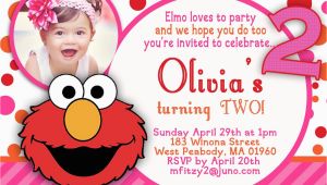 Elmo 2nd Birthday Invitations Hannah 2nd Birthday On Pinterest Sesame Street Party