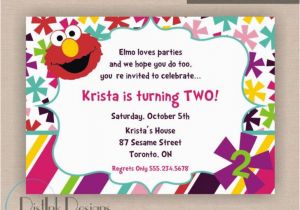 Elmo 2nd Birthday Invitations Stylish 2nd Birthday Party Invitation Wording Elmo World
