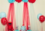 Elmo Birthday Decorations Ideas Kara 39 S Party Ideas Red and Turquoise Elmo Party Sesame