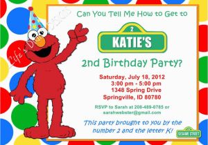 Elmo Birthday Invitations Online Elmo Birthday Invitation Red Green Yellow Blue Dots Photo