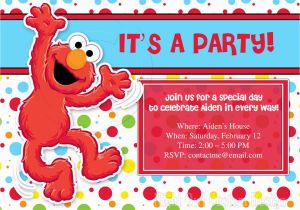 Elmo Birthday Invitations Online Elmo Party Invitations Party Invitations Templates