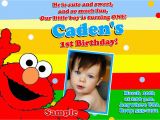 Elmo Birthday Invitations Online Free Printable Elmo 1st Birthday Invitations