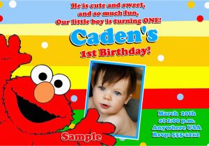 Elmo Birthday Invitations Online Free Printable Elmo 1st Birthday Invitations