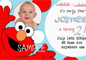 Elmo Birthday Invitations Online Free Printable Elmo Birthday Invitations with Photo Free
