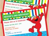 Elmo Birthday Invitations Online Free Printable Sesame Street Elmo Birthday Invitation