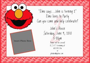 Elmo Birthday Invitations Online Printable Free Elmo Invitation