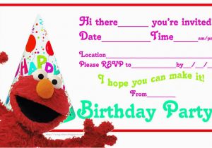 Elmo Birthday Invitations with Photo Elmo 39 S song
