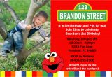 Elmo Birthday Invitations with Photo Elmo Invitation Template Best Template Collection