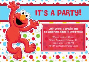 Elmo Birthday Invitations with Photo Elmo Party Invitations Party Invitations Templates