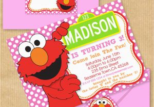 Elmo Birthday Invitations with Photo Party Invitations Cartoons Elmo Party Invitations for