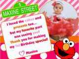 Elmo Birthday Thank You Cards Elmo Birthday Thank You Card by Maxinesmomma On Etsy